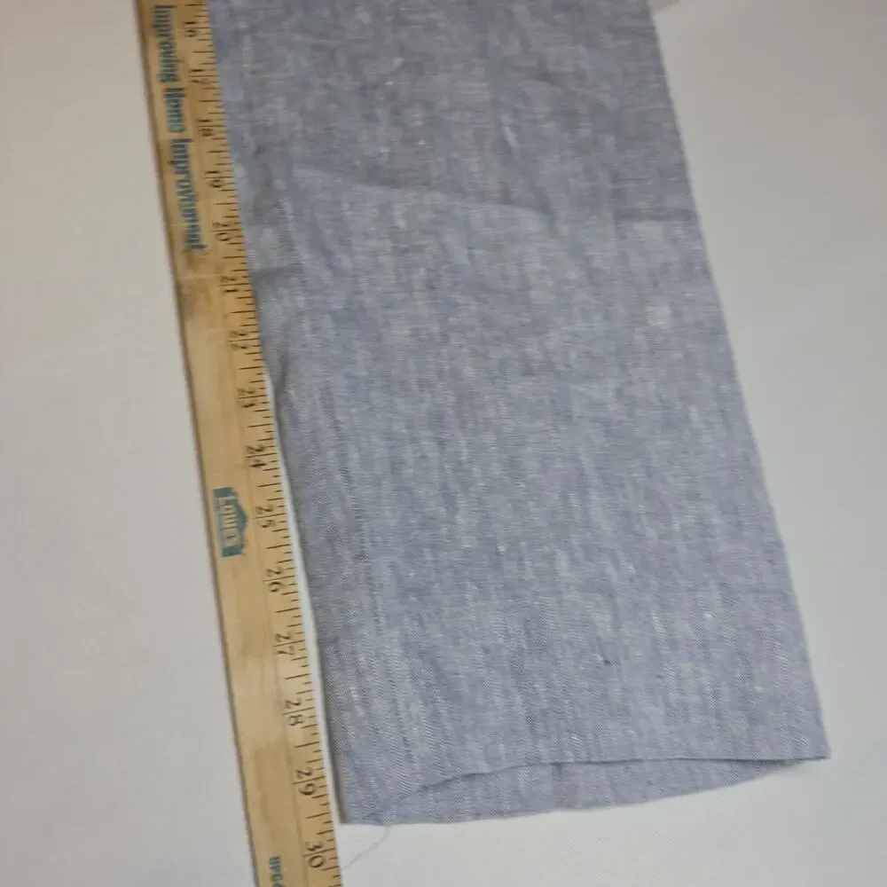 Men's Linen Pants Sz 33 Holland Sherry Casual Trousers Pennsylvania Corbin Blue